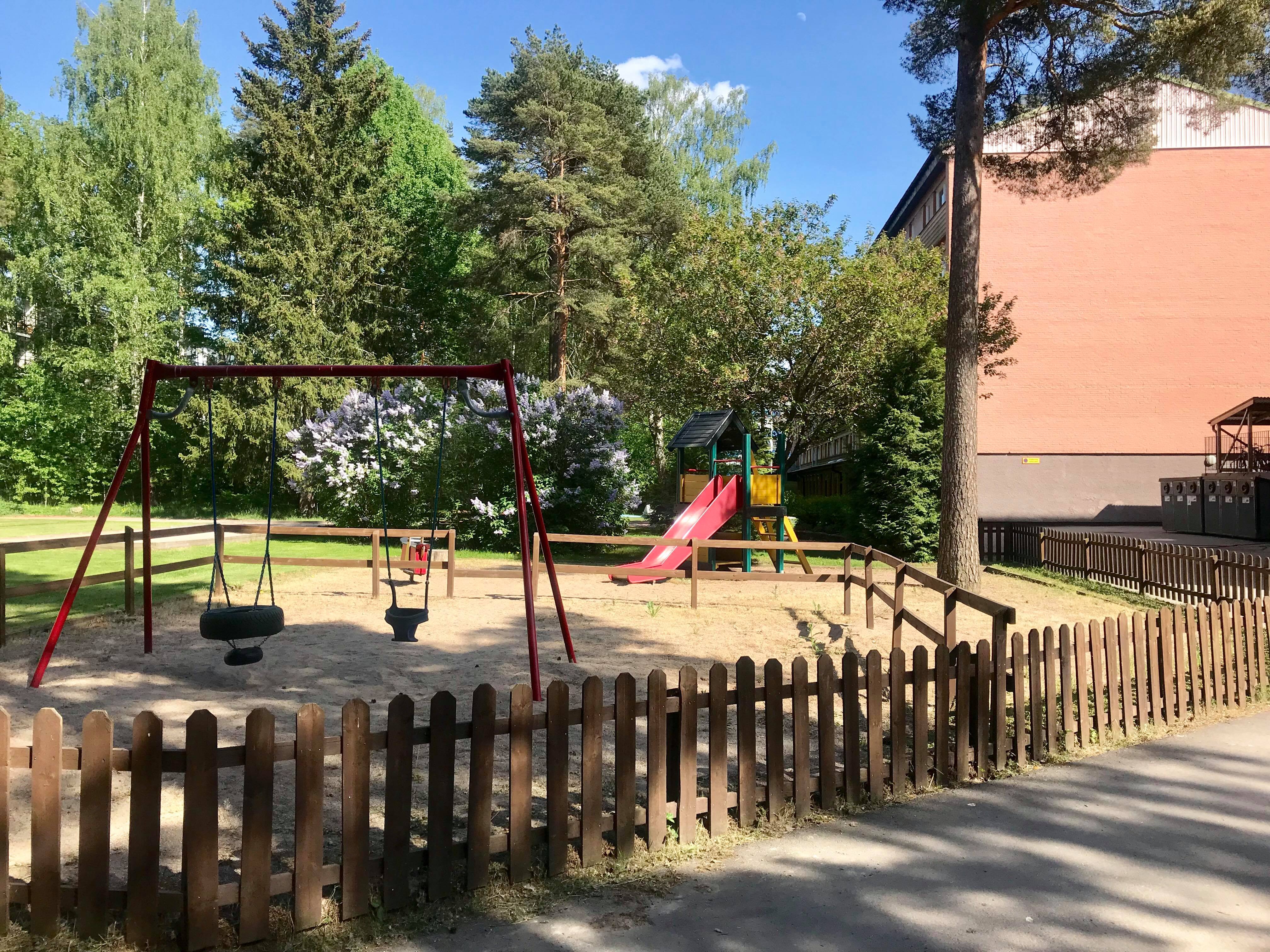 Lekplats för barnen i föreningen